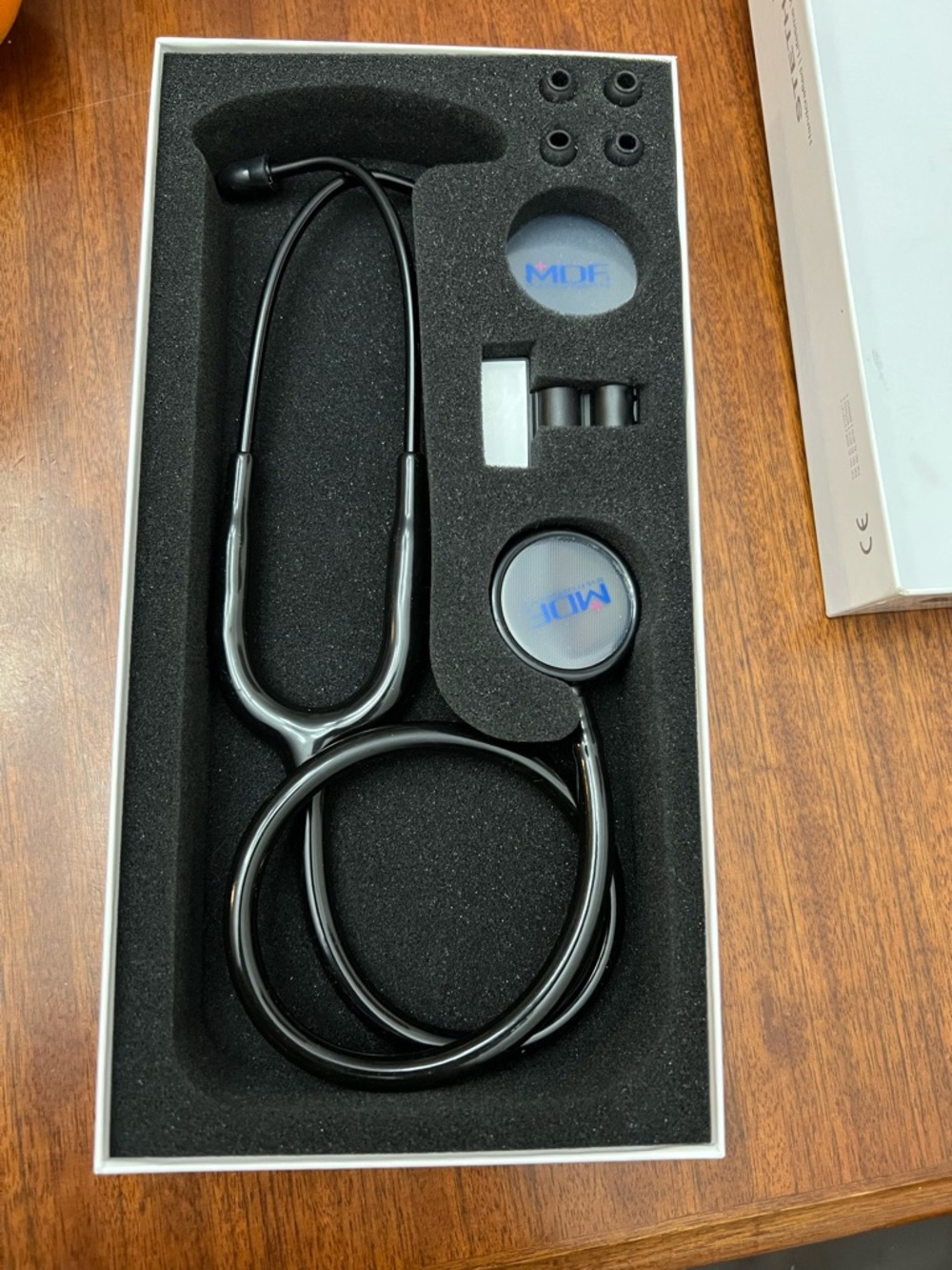 MDF Black Out MD One Stainless Steel Stethoscope Adult All Black